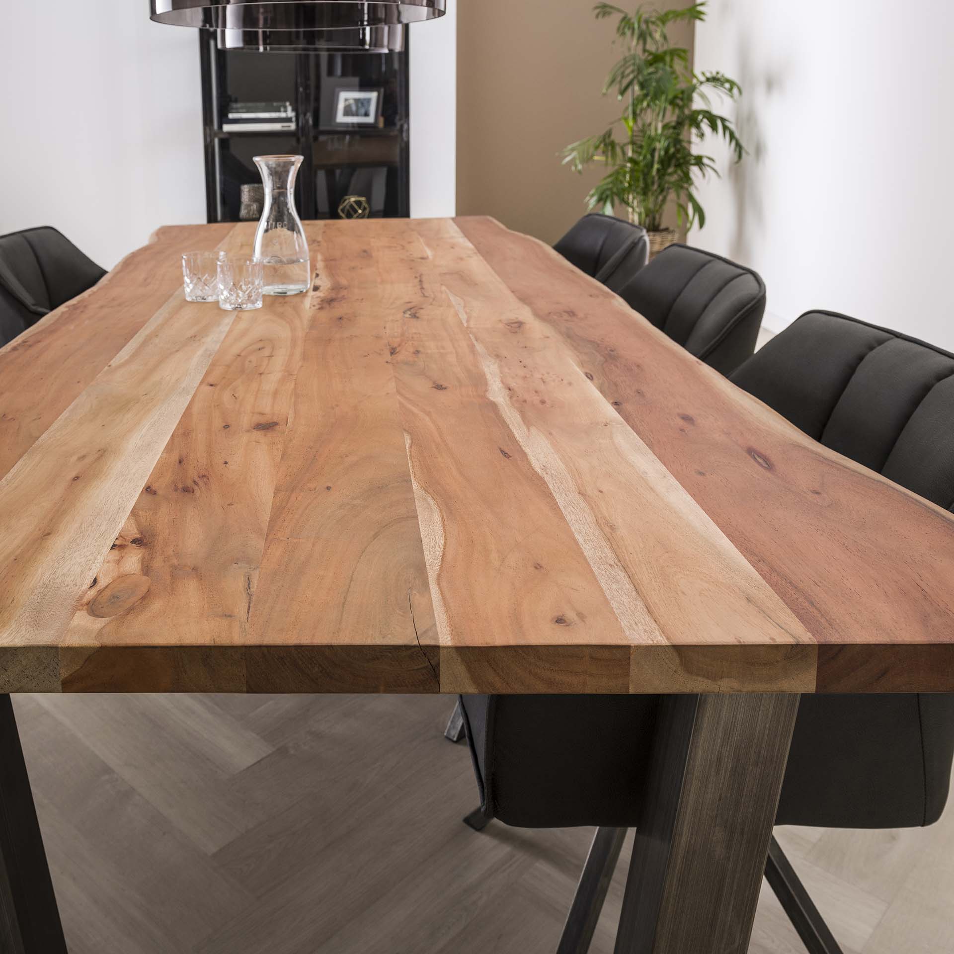 Eetkamertafel acacia hout - leverbaar in 2 afmetingen
