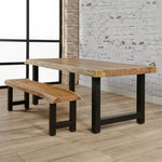 Idéco design eetkamerbank boomstam 160cm