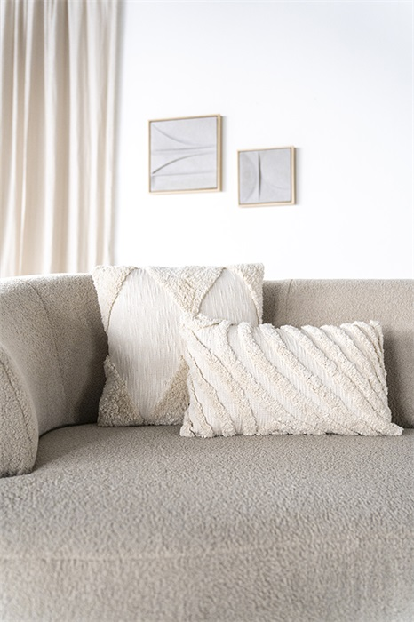 By-Boo kussen Sabi - off-white