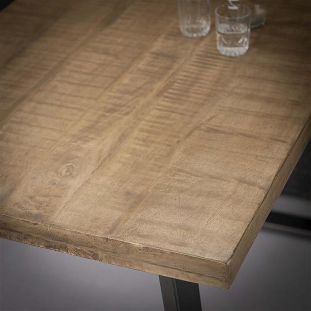 Bartafel massief trapeziumvormig 135x70 cm van Idéco Design, foto 2