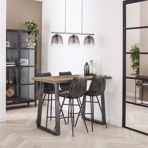Bartafel 135x70 massief trapeziumvormig van Idéco Design