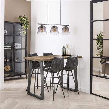 Bartafel 135x70 massief trapeziumvormig van Idéco Design