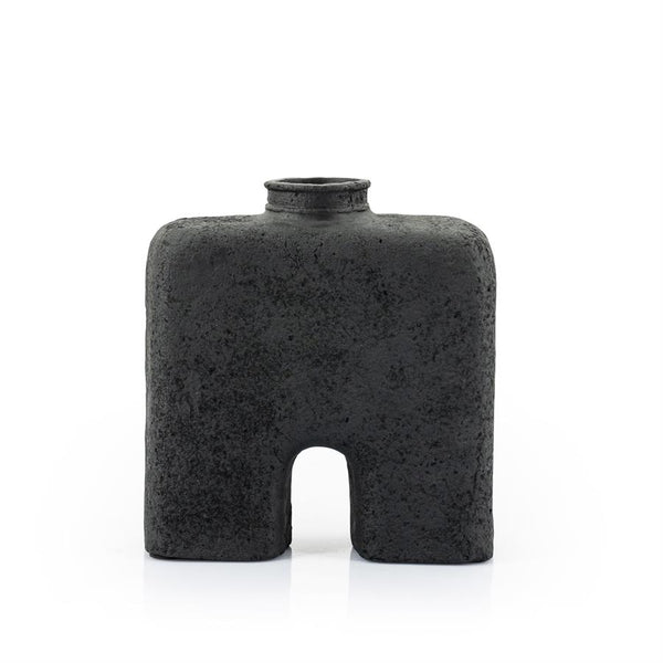 By-Boo vaas Arc small - zwart