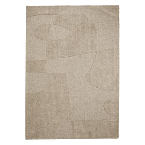 By-Boo Vloerkleed Yuka/Abstract 190x290 cm - beige