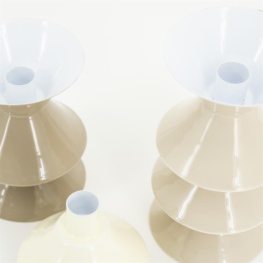 By-Boo kandelaar Yack - beige (set of 3) (Magazijn sale)