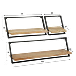 Wandschap Lean - set van drie