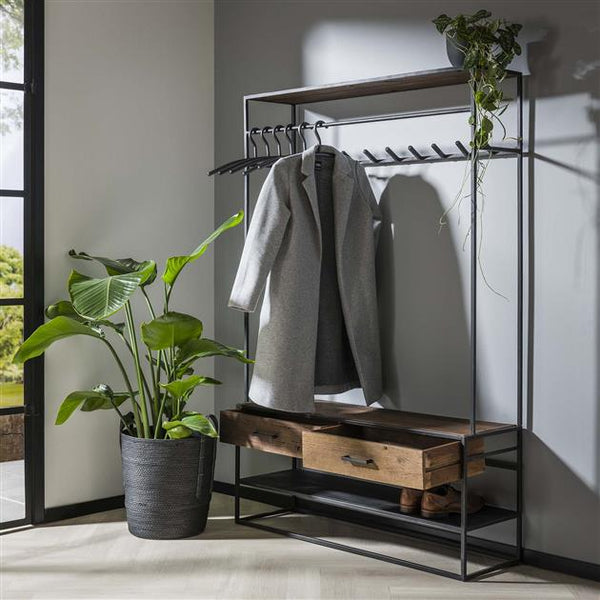 Garderobemeubel Blend - 2 lades