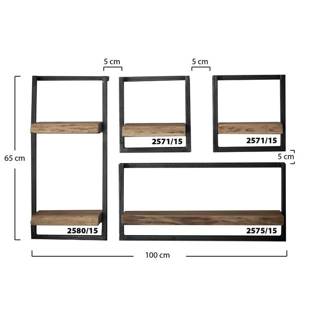 Wandplank edge 30cm