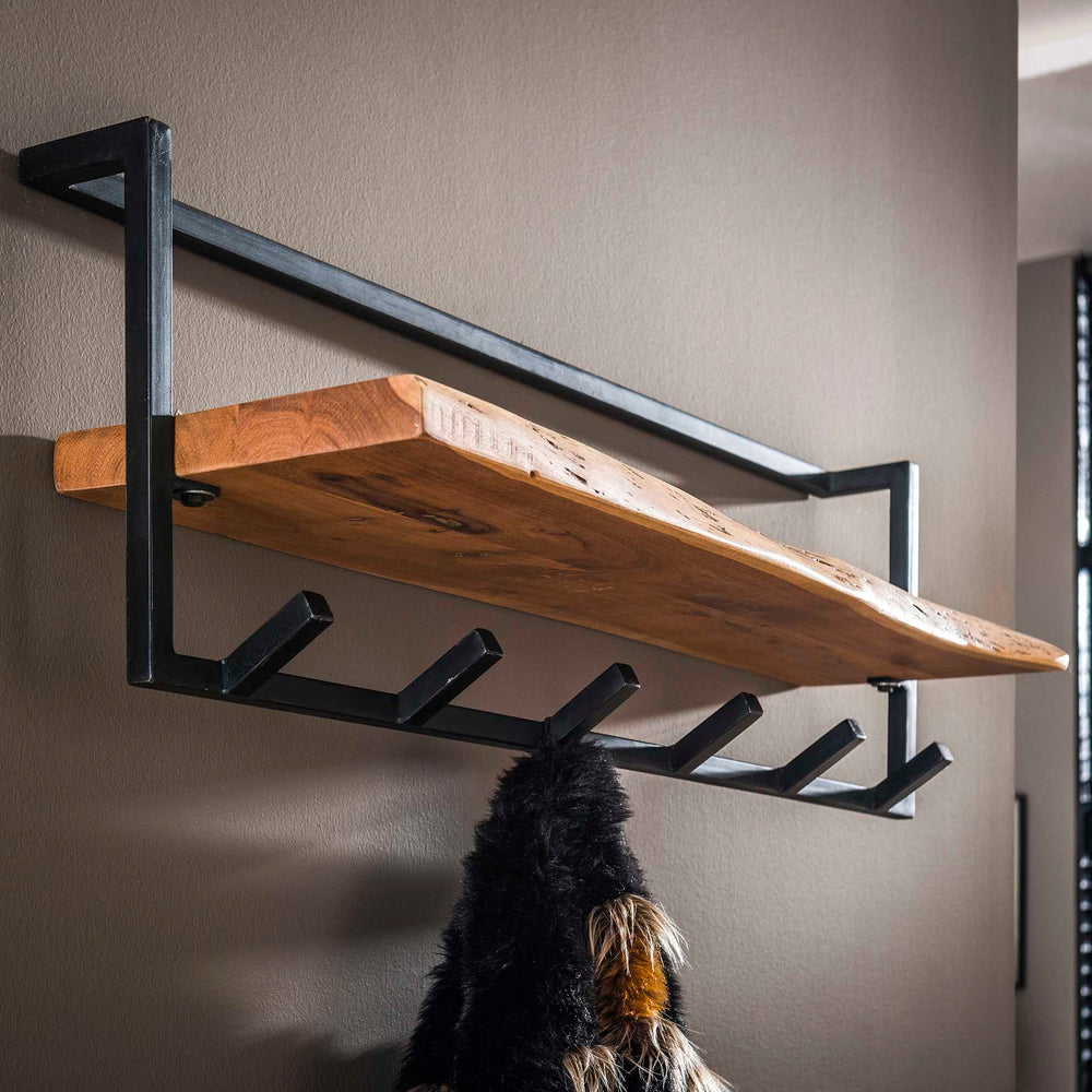 Kapstok edge shelve 6 haken