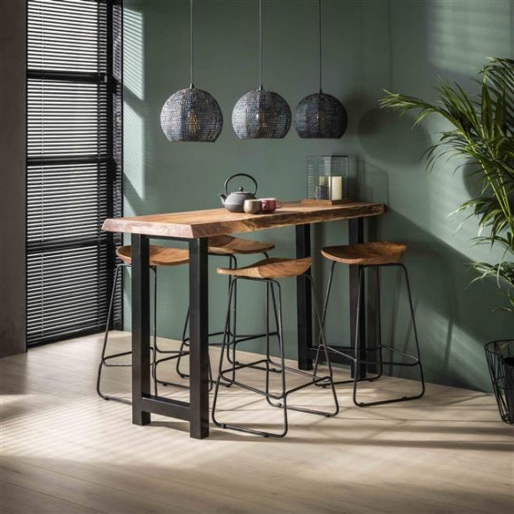 Idéco Design barstoel Acacia (set van 4)