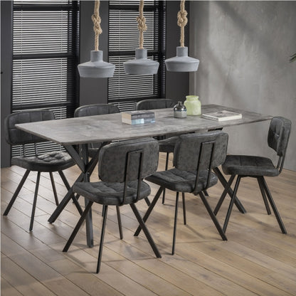 Eetkamertafel ovaal vormig 160x90 cm  - leverbaar in 2 kleuren