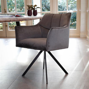 Eetkamerstoel Raster draaibaar - leverbaar in 8 kleuren