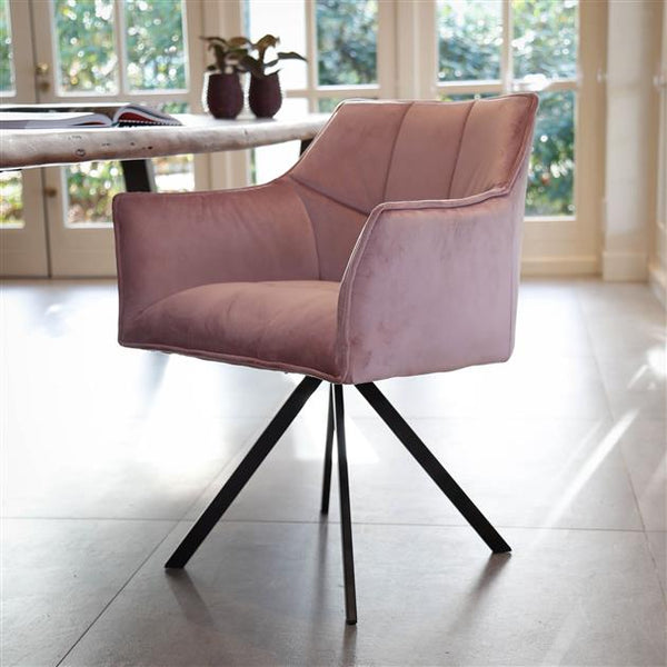 Eetkamerstoel Raster draaibaar - leverbaar in 8 kleuren