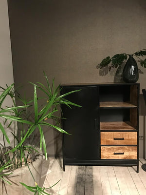 Kast Kirby halfhoog - Popular Mango Collection