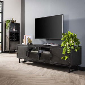 TV-meubel Rift metaal - 180 cm