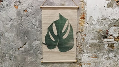 Muse wanddoek monsterablad 64x95 cm