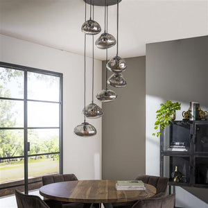 Hanglamp Cloud rond - oud zilver