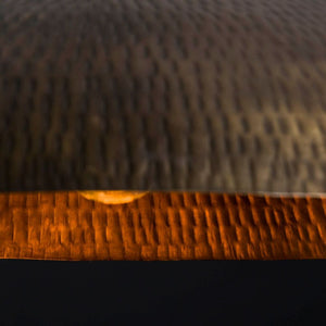 Hanglamp metaal Ø90 cm - brons antiek