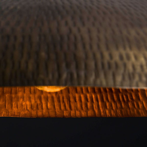 Hanglamp metaal Ø90 cm - brons antiek