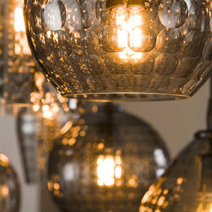 Hanglamp Hexagon mix - Smoke grey