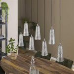 Hanglamp Kegel stone - 7 lampen