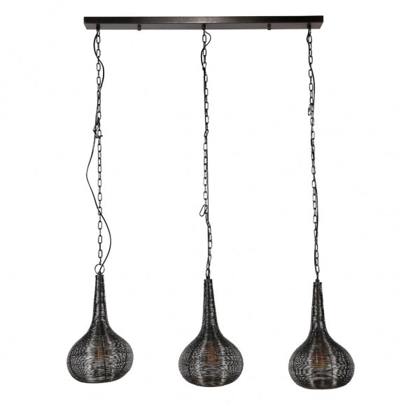 Hanglamp 3L wire kegel
