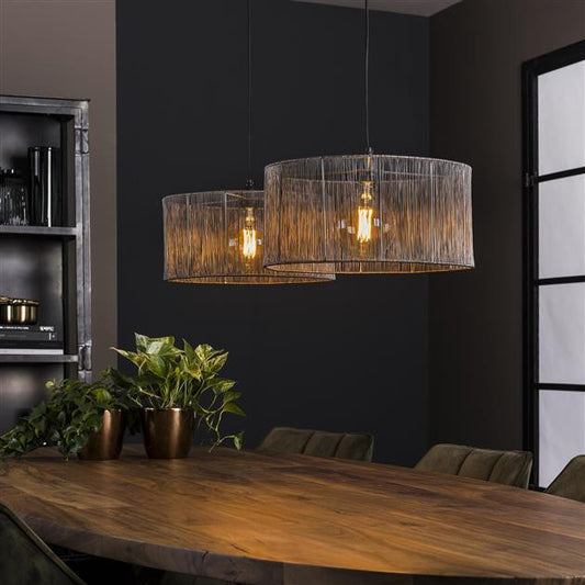 Hanglamp met 2 kappen - Stringshade metal (Magazijn sale)
