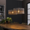 Hanglamp met 2 kappen - Stringshade metal