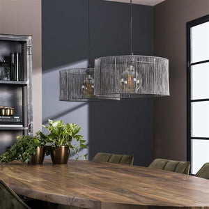 Hanglamp met 2 kappen - Stringshade metal