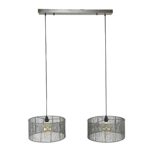 Hanglamp met 2 kappen - Stringshade metal (Magazijn sale)
