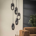 Hanglamp 5L open oog getrapt