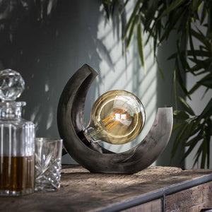 Tafellamp half moon (Magazijn sale)