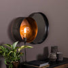 Wandlamp Charger spiegel + lamp