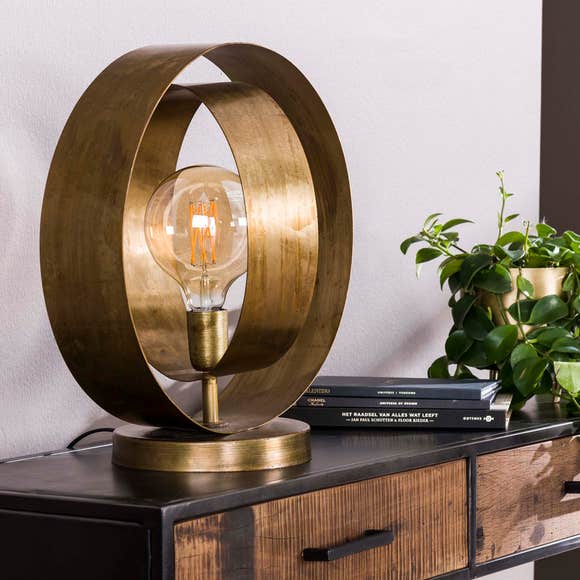 Tafellamp Rotar - oud goud
