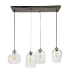 Hanglamp 4 lichts mix XL - clear