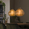 Hanglamp 2 lichts bell clearstone