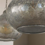 Hanglamp 2 lichts bell clearstone