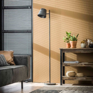 Vloerlamp Flex  1L verstelbare metalen kap (Magazijn sale)