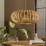 Hanglamp Ø65 Stripes mangohout