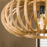 Hanglamp Ø65 Stripes mangohout