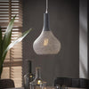 Hanglamp 1x industry concrete kegel grijs