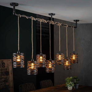 Hanglamp 7L twist wikkel XL