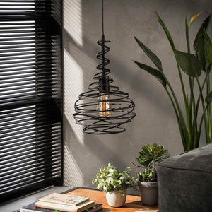 Hanglamp 1x Ø25 kegel spinn