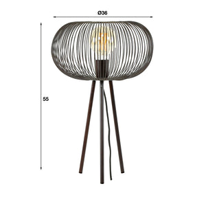 Tafellamp Copper twist