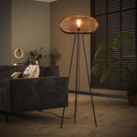 Vloerlamp Copper twist