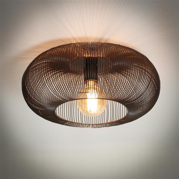 Plafondlamp Ø43 cm Copper twist