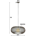 Hanglamp Ø70 cm copper twist