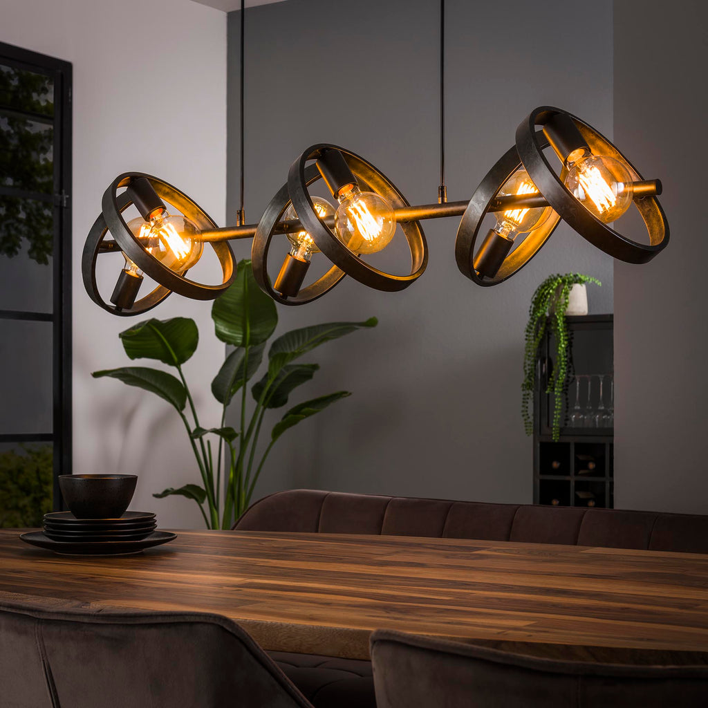 Hanglamp 6-lichts Hover