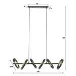 Hanglamp 6-lichts Hover