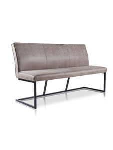 Eetkamerbank Andries stof pebble 160 cm